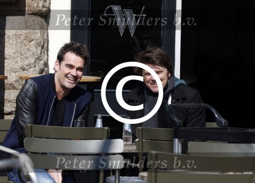 Amsterdam 3 april 2013
Jeroen v d Boom en Beau v Erven Dorens op terras.
Peter Smulders bv