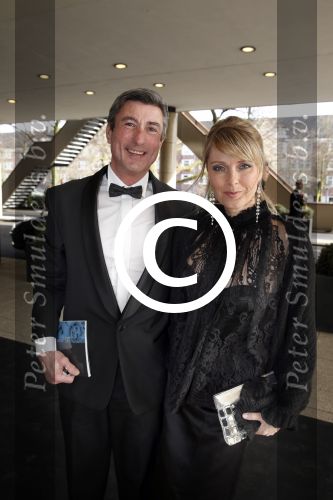Amsterdam 13 april 2013
Gala voor Ronald Mc Donald in het okura. 
Joke de Kruijf met een vriend
Peter Smulders bv