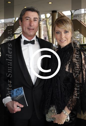 Amsterdam 13 april 2013
Gala voor Ronald Mc Donald in het okura. 
Joke de Kruijf met een vriend
Peter Smulders bv