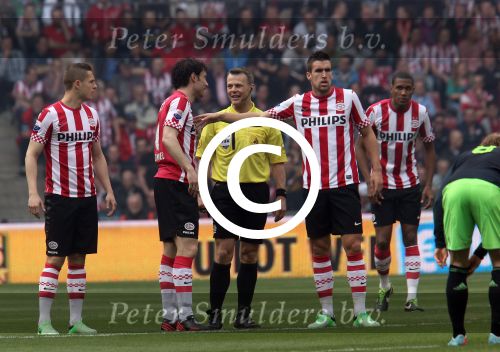 Eindhoven, 14 April 2013
Kompetitiewedstrijd tussen PSV-AJAX, eindstand 2-3 Seizoen 2012/2013
Kevin Strootman
Foto Peter Smulders BV