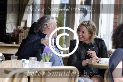 Amsterdam 17 april 2013
Lieke v Lexmond   met haar manager Frank Wisse op terras bij Joffers
Peter Smulders bv