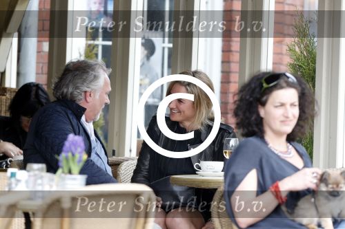 Amsterdam 17 april 2013
Lieke v Lexmond   met haar manager Frank Wisse op terras bij Joffers
Peter Smulders bv
