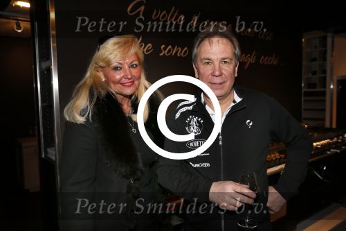 Watergang 29 maart 2013
Presentatie Boretti wielerploeg met div bn ers. Maarten Spanjer met vriendin
Peter Smulders bv