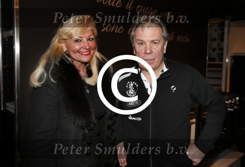Watergang 29 maart 2013
Presentatie Boretti wielerploeg met div bn ers. Maarten Spanjer met vriendin
Peter Smulders bv