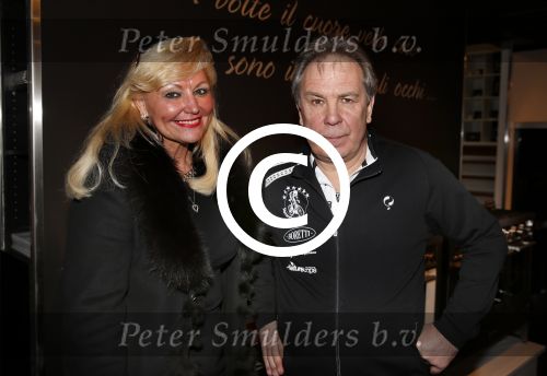 Watergang 29 maart 2013
Presentatie Boretti wielerploeg met div bn ers. Maarten Spanjer met vriendin
Peter Smulders bv