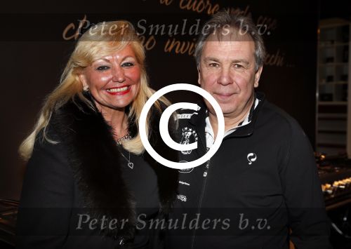 Watergang 29 maart 2013
Presentatie Boretti wielerploeg met div bn ers. Maarten Spanjer met vriendin
Peter Smulders bv