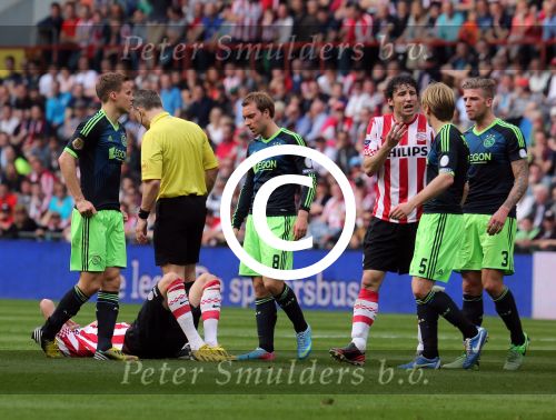 Eindhoven, 14 April 2013
Kompetitiewedstrijd tussen PSV-AJAX, eindstand 2-3 Seizoen 2012/2013
Mark v Bommel
Foto Peter Smulders BV