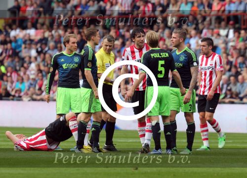 Eindhoven, 14 April 2013
Kompetitiewedstrijd tussen PSV-AJAX, eindstand 2-3 Seizoen 2012/2013
Mark v Bommel
Foto Peter Smulders BV