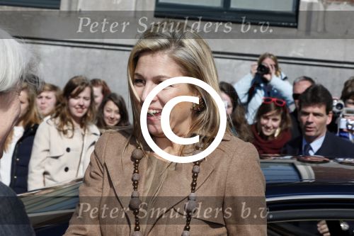 Amsterdam 2 april 2013
Prinses Maxima op bezoek bij de universiteit in Amsterdam.
Peter Smulders bv