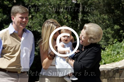 Tavernelle 9 juli 2004
Fotomoment op vakantie bij Prins Willem Alexander Maxima en prinses Amalia.  
Peter Smulders bv