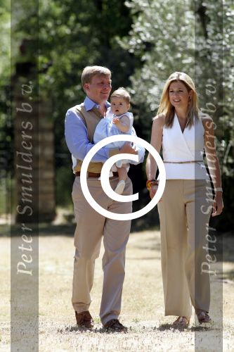 Tavernelle 9 juli 2004
Fotomoment op vakantie bij Prins Willem Alexander Maxima en prinses Amalia. 
Peter Smulders bv