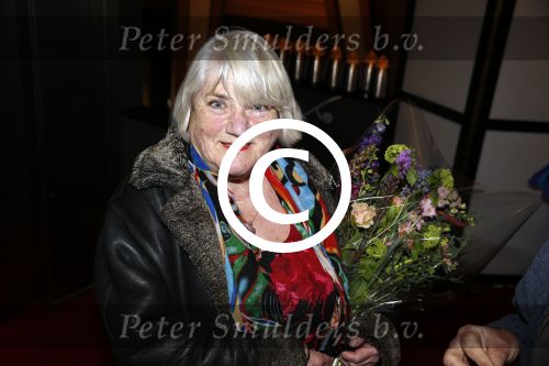 Amsterdam 11 april 2013
Presentatie boek over/van Barry Stevens in Carre. 
Nelly Frijda