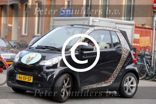 Amsterdam 29 maart 2013
Patty Brard in haar smart (Patmobile)
Peter Smulders bv