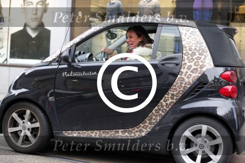 Amsterdam 29 maart 2013
Patty Brard in haar smart (Patmobile)
Peter Smulders bv