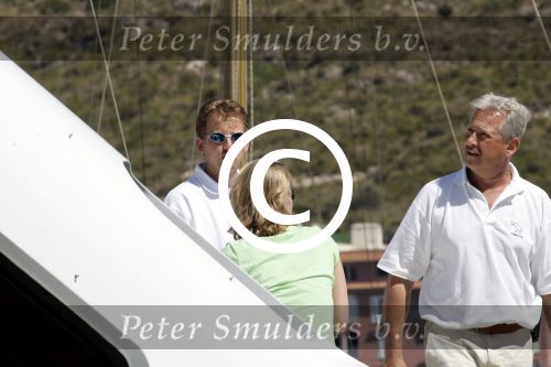 Porte Ercole 10 juli 2004
Prins Carlos  en Ruud op de  Jumbo VI
Peter Smulders bv