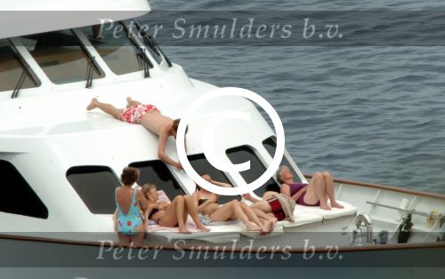 Porte Ercole 8 juli 2004
Prinses Irene Prinses Margriet en Prins Floris met Aimee op de Jumbo VI
Peter Smulders bv