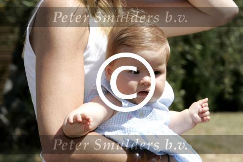 Tavernelle 9 juli 2004
Fotomoment op vakantie bij Prins Willem Alexander Maxima en prinses Amalia met hond mac 
Peter Smulders bv