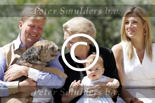 Tavernelle 9 juli 2004
Fotomoment op vakantie bij Prins Willem Alexander Maxima en prinses Amalia.  
Peter Smulders bv