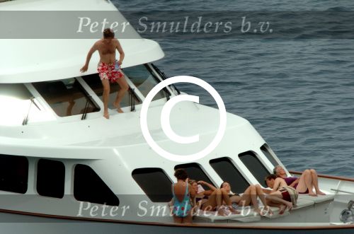 Porte Ercole 8 juli 2004
Prinses Irene Prinses Margriet en Prins Floris met Aimee op de Jumbo VI
Peter Smulders bv