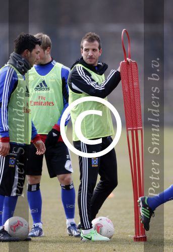 Hamburg 9 april 2013
Rafael v d Vaart op de training van HSV in Hamburg.
Peter Smulders bv