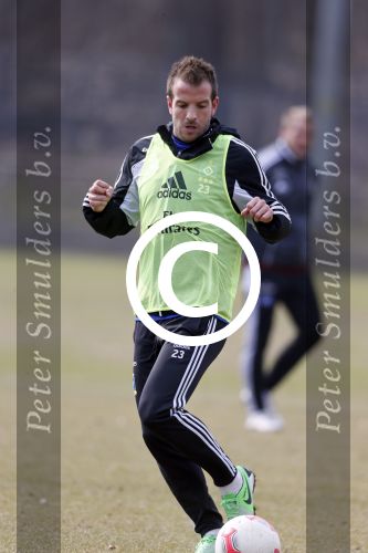 Hamburg 9 april 2013
Rafael v d Vaart op de training van HSV in Hamburg.
Peter Smulders bv