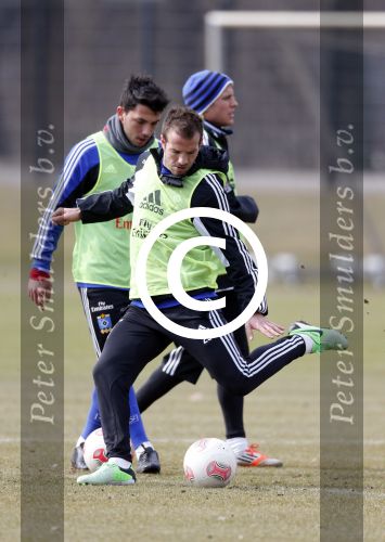 Hamburg 9 april 2013
Rafael v d Vaart op de training van HSV in Hamburg.
Peter Smulders bv