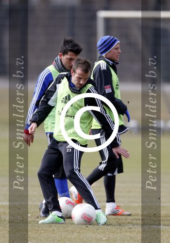 Hamburg 9 april 2013
Rafael v d Vaart op de training van HSV in Hamburg.
Peter Smulders bv