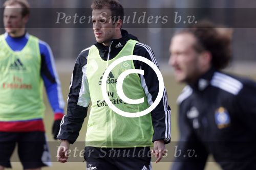 Hamburg 9 april 2013
Rafael v d Vaart op de training van HSV in Hamburg.
Peter Smulders bv