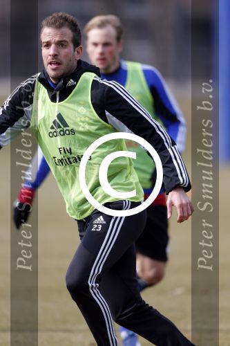 Hamburg 9 april 2013
Rafael v d Vaart op de training van HSV in Hamburg.
Peter Smulders bv