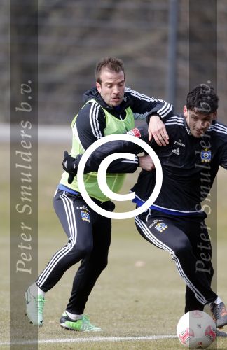 Hamburg 9 april 2013
Rafael v d Vaart op de training van HSV in Hamburg.
Peter Smulders bv