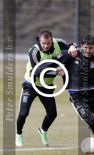 Hamburg 9 april 2013
Rafael v d Vaart op de training van HSV in Hamburg.
Peter Smulders bv