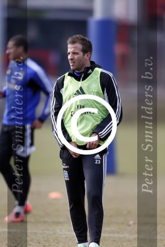 Hamburg 9 april 2013
Rafael v d Vaart op de training van HSV in Hamburg.
Peter Smulders bv