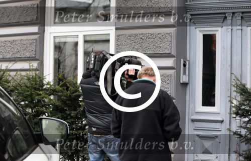 Hamburg 9 april 2013
Rafael v d Vaart en Sabia Boulahrouz bij zijn en haar huis.
Peter Smulders bv
