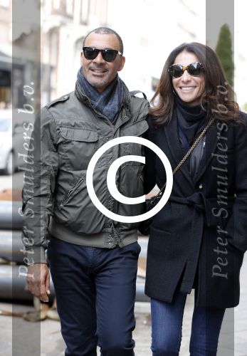 Amsterdam 13 april 2013
Ruud Gullit met zijn vriendin Maggie Jimenez op de pc hooftstraat.
Peter Smulders bv
