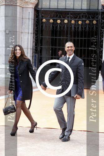 Amsterdam 13 april 2013
Ruud Gullit en zijn vriendin Maggie Jimenez bij de opening van het rijksmuseum.
Peter Smulders bv