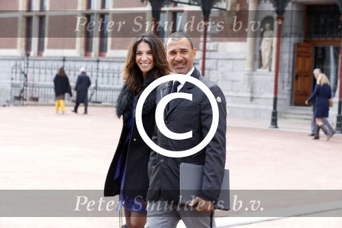 Amsterdam 13 april 2013
Ruud Gullit en zijn vriendin Maggie Jimenez bij de opening van het rijksmuseum.
Peter Smulders bv