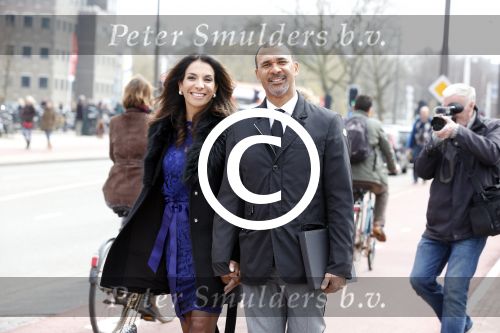 Amsterdam 13 april 2013
Ruud Gullit en zijn vriendin Maggie Jimenez bij de opening van het rijksmuseum.
Peter Smulders bv