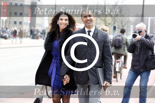 Amsterdam 13 april 2013
Ruud Gullit en zijn vriendin Maggie Jimenez bij de opening van het rijksmuseum.
Peter Smulders bv
