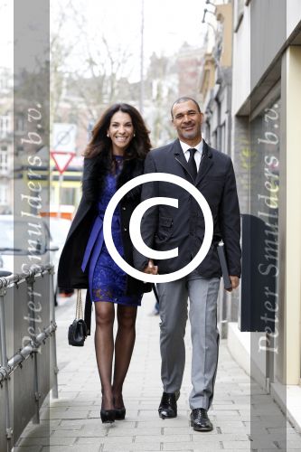 Amsterdam 13 april 2013
Ruud Gullit en zijn vriendin Maggie Jimenez bij de opening van het rijksmuseum.
Peter Smulders bv