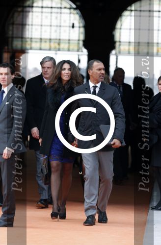 Amsterdam 13 april 2013
Ruud Gullit en zijn vriendin Maggie Jimenez bij de opening van het rijksmuseum.
Peter Smulders bv
