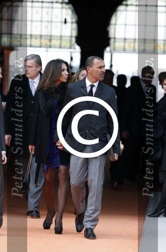 Amsterdam 13 april 2013
Ruud Gullit en zijn vriendin Maggie Jimenez bij de opening van het rijksmuseum.
Peter Smulders bv