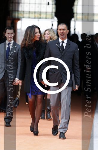 Amsterdam 13 april 2013
Ruud Gullit en zijn vriendin Maggie Jimenez bij de opening van het rijksmuseum.
Peter Smulders bv