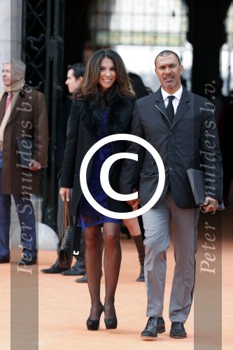 Amsterdam 13 april 2013
Ruud Gullit en zijn vriendin Maggie Jimenez bij de opening van het rijksmuseum.
Peter Smulders bv