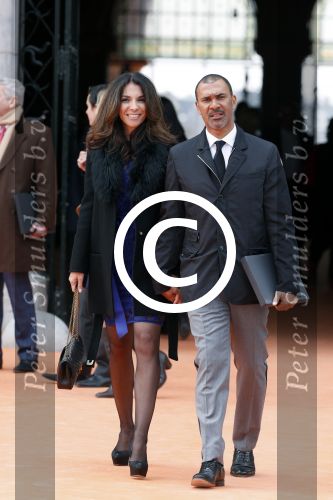 Amsterdam 13 april 2013
Ruud Gullit en zijn vriendin Maggie Jimenez bij de opening van het rijksmuseum.
Peter Smulders bv