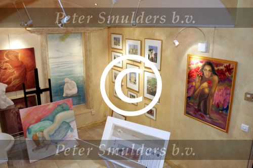 Cannes 23 juli 2004
Therese Steinmetz  in haar galerie
Peter Smulders bv