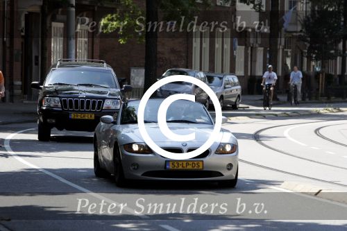 Amsterdam 29 juli 2004
Tooske Breugem en Bastiaan Ragas in BMW Z4 cabrio