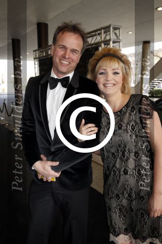 Amsterdam 13 april 2013
Gala voor Ronald Mc Donald in het okura. Yvon jaspers met niewe look en man
Peter Smulders bv