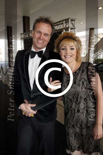 Amsterdam 13 april 2013
Gala voor Ronald Mc Donald in het okura. Yvon jaspers met niewe look en man
Peter Smulders bv