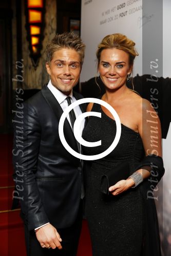 Amsterdam 30 maart 2015
Premiere Bloed zweet en tranen (film over het leven van Andre Hazes) in Tuschinski.
Andre Hazes Jr. en vriendin