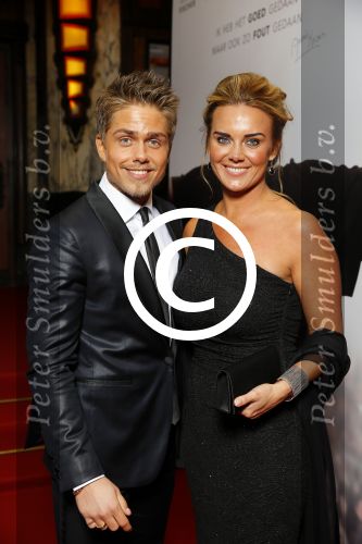 Amsterdam 30 maart 2015
Premiere Bloed zweet en tranen (film over het leven van Andre Hazes) in Tuschinski.
Andre Hazes Jr. en vriendin
